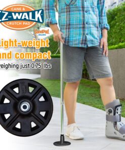 EZ-Walk/SandPad LandPad All Terrain Stabilizer Cane Tips (Single Pack) Single Pack w/Tape Adapter (Canes Only) 17 812G96Y920L