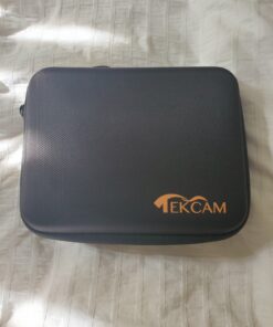 TEKCAM Action Camera Carrying Case Protective Storage Bag Compatible with Gopro Hero 12 11 10 9 8 7/AKASO EK7000/Brave 4/Brave 7 LE/Brave 8/APEMAN/APEXCAM/Dragon Touch Action Camera (Medium) Case-Medium 18 812GAAj2E2L