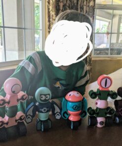 Gifts2U Magnetic Robots, 35PCS Magnetic Blocks Set for Kids with Storage Box, Stacking Robots Toy STEM Educational Playset for Boys and Girls Ages 3-6 Style A 28 812GOO0MmWL