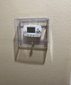 Honeywell Home CG512A1009 Large Thermostat Guard, Fits Thermostats 8. 25" W x 5. 75" H or Smaller 1 29 812GuGsdO1L