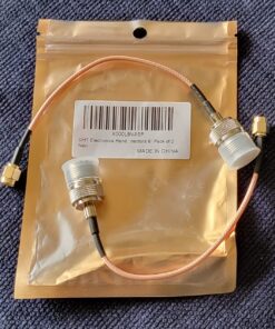 DHT Electronics Handheld Antenna Cable SMA Male to UHF SO-239 Female Connectors 6'' Pack of 2 for Amplifier 32 812HAceduXL