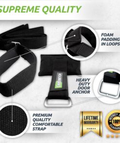 EverStretch Leg Stretcher PRO: Premium Over The Door Flexibility Trainer | Professional Stretching Equipment for Ballet, Dance, Martial Arts, Cheerleading & Gymnastics | Portable Split Machine 30 812IAIXPh5L