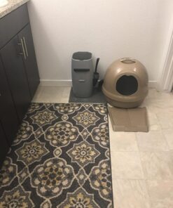 Petmate Booda Dome Cat Litter Box for Indoor Cats , Titanium, Made in USA One Size 44 812Jmm9PQpL