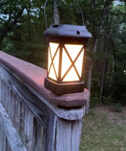 Thermacell Mosquito Repellent Lantern; No Spray Mosquito Repellent For Patios; Includes 12-Hours of Protection; DEET-Free, Scent-Free, No Flame Citronella Candle Alternative Black 24 812Kb9131yL