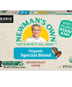Newman's Own Organics Keurig Single-Serve K-Cup Pods Newman's Special Blend Medium Roast Coffee, 72 Count 12 Count (Pack of 6) 22 812KsVmO9L