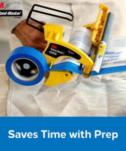 Scotch M3000 3M Hand Masked Tape Dispenser, Film & Tape, Yellow Film & Tape Dispenser 22 812LT aGhXL