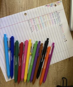 Amazon Basics Retractable Ballpoint Pen - Assorted Colors - 24-Pack 24 812MGzlqArL