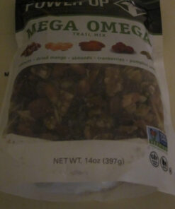 Power Up Premium Trail Mix - Mega Omega Trail Mix 14oz, Gluten Free, Vegan, Non-GMO 14 Ounce (Pack of 1) 41 812Q1IPSmmL