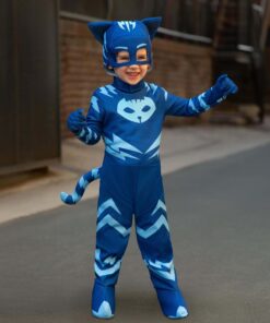 Alternative view of Disguise Catboy Deluxe Toddler PJ Masks Costume Large (4-6) Blue