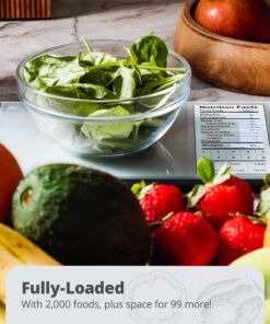 Greater Goods Nutrition Scale, Food Grade Glass, Calorie Counting Scale, Meal Prep Scale, and Weight Loss Scale, Designed in St. Louis, Silver 26 812Qc9hlUzL