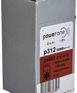 Power One Zinc p312 hearing aid battery,60 pcs pack 33 812QoD3bWlL