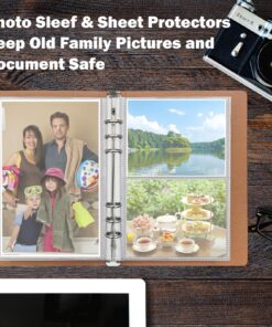 Refillable Address Book with Alphabetical Tabs, Hardcover Phone Book 576 Contact Book w/Pockets, Large Print Address Books for Seniors, A5, Brown 12 812RQOfjhL 1