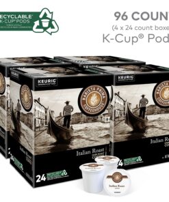 Barista Prima Italian Roast Coffee, Keurig K-Cup Pods, Dark Roast, 96/Carton (66149) 24 Count (Pack of 4) 10 812S0NMzbL