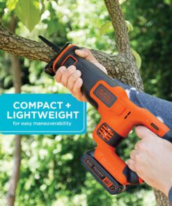 BLACK+DECKER 20V MAX* Cordless Reciprocating Saw Kit (BDCR20C) 19 812TFXMWYoS