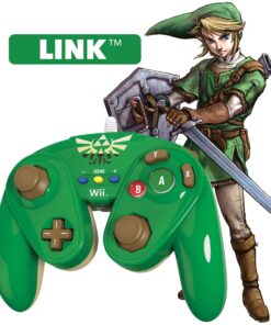 Alternative view of PDP Wired Fight Pad for Wii U - Link