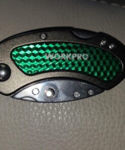 WORKPRO Folding Utility Knife Set Quick Change Blade, Back-lock Mechanism 3-piece with 10-piece Extra Blades 30 812XXl4PklL