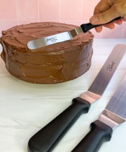 Ateco Ultra Offset Spatula with 4.25" x 0.75" Stainless Steel Blade, 4½", Silver Offset - 4.25" 18 812YiKBHteL