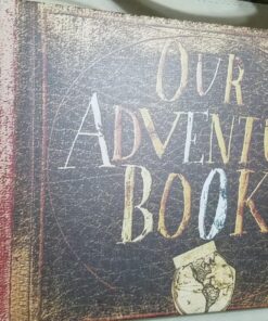 T-HAOHUA Anniversary Photo Album Scrapbook - Our Adventure Book Wedding Photo Album Scrapping 11.6"x7.5" inches, 80 Pages - Includes Bonus 5 Postcards and 5 Self-Adhesive Photo Corners multicolored 36 812Yzn2rpiL