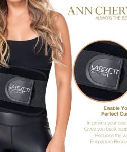 Ann Chery 2051 Latex Fit Women Waist Trimmer Belt for Weight Loss Lumbar Support Fuchsia 38 XL/38 (Fits 33-34 Inch Waist) 7 812bLcTrd L