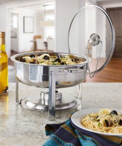 NUCU-Vollrath Home Food Chafer, 4-Quart, Polished Stainless Steel 25 812cCgeBafL