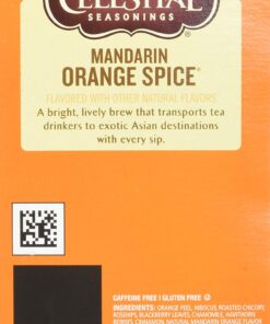 Celestial Seasonings Mandarin Orange Spice Herbal Tea, K-Cup Portion Pack for Keurig K-Cup Brewers, 24-Count 24 Count (Pack of 1) 11 812cG8SktgL