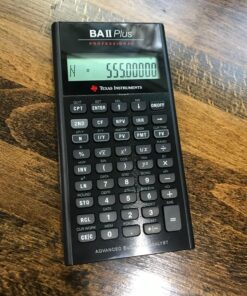 Texas Instruments BA II Plus Professional Financial Calculator Silver 9.8 Inch 25 812cuodNZGL