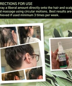 Alternative view of Intensive Biotin Hair Growth Serum - Spray - Hair Loss, Receding Hairline & Pattern Baldness Treatment For Women & Men With Thinning Hair - Dht Blocker - Sulfate-Free by Amplixin (2oz) Biotin Serum