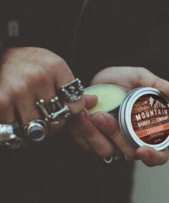 Beard Balm - Rocky Mountain Barber - 100% Natural - Premium Wax Blend with Cedarwood Scent, Nutrient Rich Bees Wax, Jojoba, Tea Tree, Coconut Oil 27 812eFZYyGUL