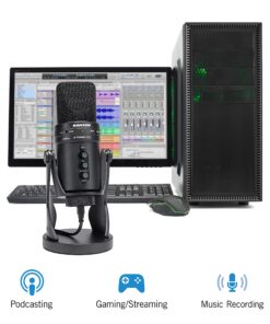 Alternative view of Samson Technologies Samson G-Track Pro Professional USB Condenser Microphone with Audio Interface, Black (SAGM1UPRO)