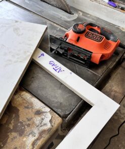 BLACK+DECKER Jig Saw, 5-Amp, 3,000 Blade Speed, 45 Degree Beveled Cuts, ¾-Inch Orbital Blade, 4 Curve Settings, Corded (BDEJS600C) 27 812f0fZjP5L