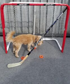 Mylec Easy Assemble Steel Hockey Goal for Indoor + Outdoor - 52” x 43” x 28” - 17 pounds - Light + Portable 23 812fJX0fjL