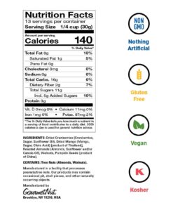 Power Up Premium Trail Mix - Mega Omega Trail Mix 14oz, Gluten Free, Vegan, Non-GMO 14 Ounce (Pack of 1) 23 812ffDVul2L