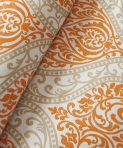 Intelligent Design Senna Comforter Set Full/Queen Size - Orange/Taupe, Damask – 5 Piece Bed Sets – All Season Ultra Soft Microfiber Teen Bedding - Great For Guest Room and Girls Bedroom 37 812hDdKObSL