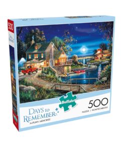 Buffalo Games - Days to Remember - Autumn Memories - 500 Piece Jigsaw Puzzle For Adults - Challenging Puzzle Perfect for Game Nights - 500 Piece Finished Size Is 21.25 x 15.00 Buffalo Games 25 812hlgF1w L