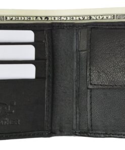 Marshal Kid's Leather Bifold Wallet with Coin Pouch and Card Slots 8 812j23jstBL