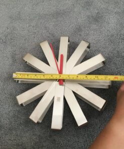 Umbra Ribbon Wall Clock Stainless-steel 40 812kca1uykL