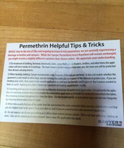 Sawyer Products SP657 Premium Permethrin Insect Repellent for Clothing, Gear & Tents, Trigger Spray, 24-Ounce 24-oz Trigger Spray 42 812lPtNOG2L