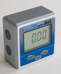 Fowler 54-422-450-1, Mini-Mag The Original Protractor 2.375 x 2.375 x 1.375" Blue/Black 2.375 x 2.375 x 1.375" Mini-Mag Protractor 10 812ljeQQK5L