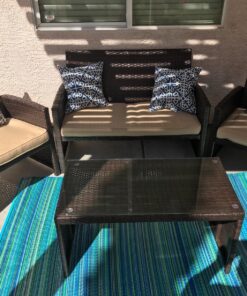 Greendale Home Fashions Outdoor Accent Pillows, Indigo, Set of 2 32 812mBex1 vL