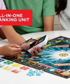 Hasbro Gaming Monopoly Ultimate Banking Edition Board Game for Families and Kids Ages 8 and Up, Electronic Banking Unit (Amazon Exclusive) 32 812nkLhGepL
