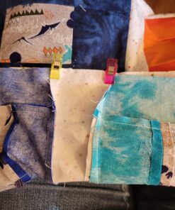 MumCraft Multipurpose Sewing Clips with Tin Box Package, Assorted Colors, Pack of 100 36 812oZ 9ZkVL