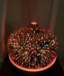 Porseme 500ml Essential Oil Diffuser 3D Glass Aromatherapy Ultrasonic Humidifier - Auto Shut-Off, Timer Setting, BPA Free for Home Hotel Yoga SPA Gift F2-500ml Rose Gold Giant 34 812oe29Y7hL