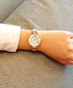 Anne Klein Women's 10/9918RGLP Rose Gold-Tone Watch with Leather Band 20 812pAxnJGmL