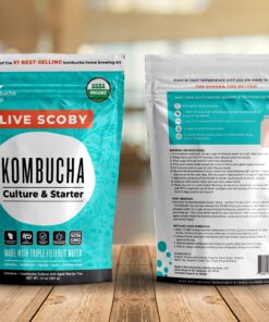 Alternative view of Organic SCOBY Kombucha Starter Kit - 100% Guaranteed to Brew - Fresh, Live Culture with Strong Starter Liquid