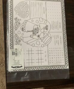 Fun Express Paper Wedding Children's Activity Placemats - 12 Pieces 13 812q498F6hL