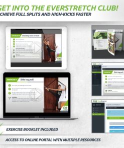 EverStretch Leg Stretcher PRO: Premium Over The Door Flexibility Trainer | Professional Stretching Equipment for Ballet, Dance, Martial Arts, Cheerleading & Gymnastics | Portable Split Machine 31 812q5L63SL