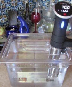 LIPAVI Sous Vide Container Model C10 3.0 Gallon (12 Quarts) 12.7 x 10.3 Inch - NOT INCLUDED: Matching rack and tailored lids for Joule, Anova and more sold separately 12 Quarts 24 812qnrfdVDL