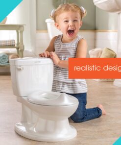 Summer Infant My Size Potty, White - Realistic Potty Training Toilet Looks and Feels Like an Adult Toilet - Easy to Empty and Clean 41 812rtZoOKML