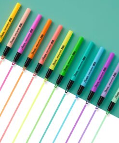 SHARPIE Highlighter, Clear View Highlighter with See-Through Chisel Tip, Stick Highlighter, Assorted, 12 Count 1 Count (Pack of 12) 23 812rzxx 6IL