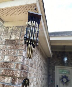 YLYYCC Wind Chimes for Outside,30"Memorial Wind Chimes with 24 Copper Tubes and 16 Copper Bell for Garden, Patio,Window Wind Chime Hanging Decoration, Bronze Memorial Sympathy Wind Chimes Gifts for Mom 24# Wind Chimes 28 812shtVAwL